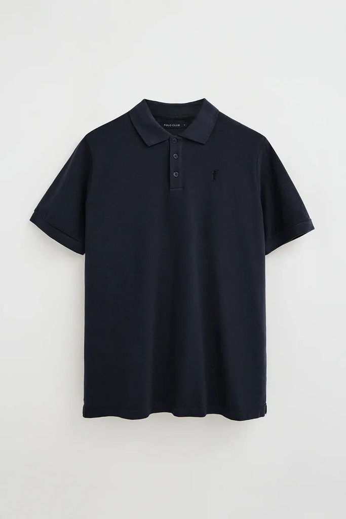 MAN SS POLO SHIRT PIQUE GARMENT DYE REGULAR FIT