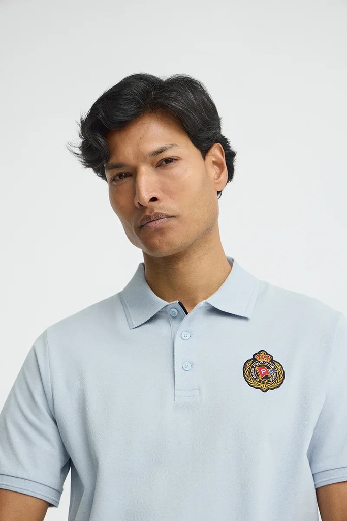 MAN SS POLO SHIRT PIQUE REGULAR FIT THREE BUTTONS