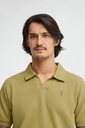 MAN MICROESTRUCTURE BUTTONLESS POLO