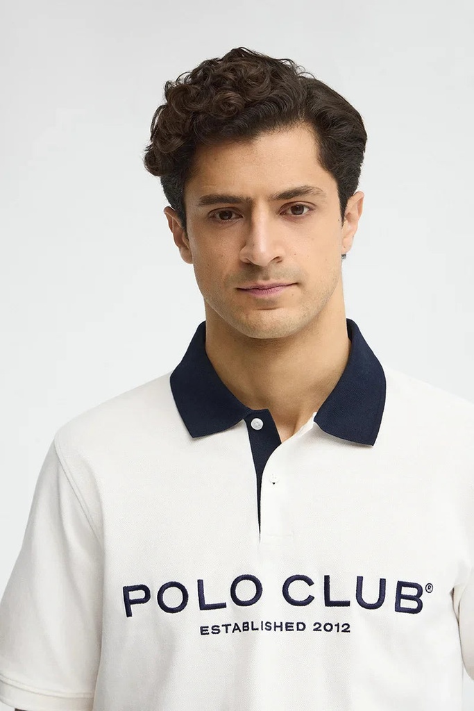 MAN SHORT SLEEVE POLO SHIRT LOOSE FIT