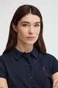 WOMAN SHORT SLEEVE PIQUE POLO SHIRT SLIM FIT