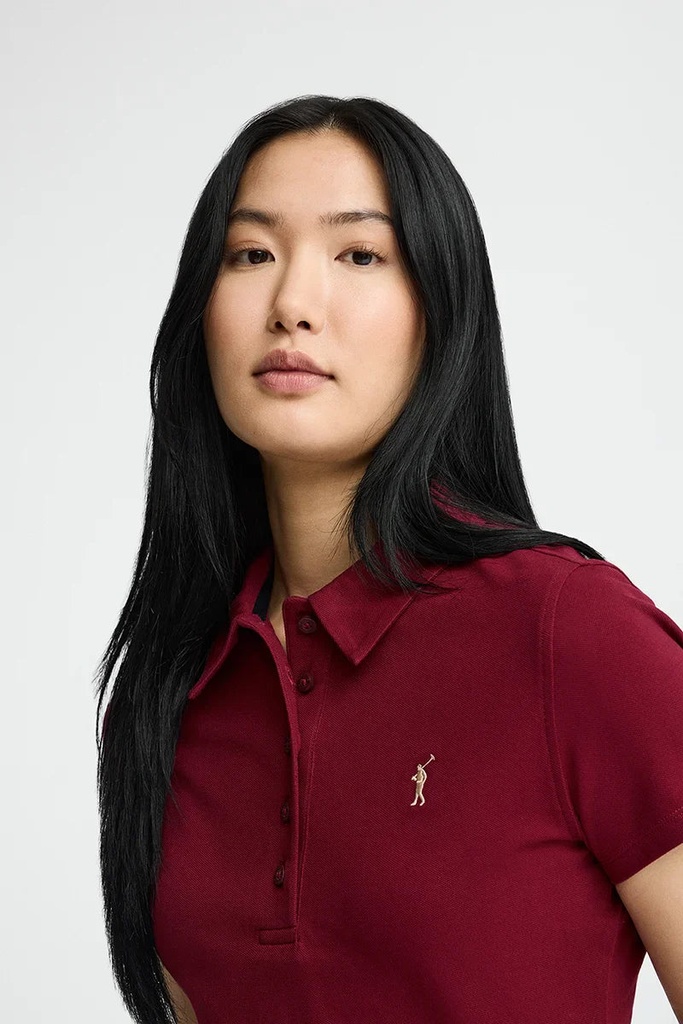 WOMAN SHORT SLEEVE PIQUE POLO SHIRT SLIM FIT