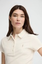 WOMAN SHORT SLEEVE PIQUE POLO SHIRT SLIM FIT
