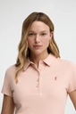 WOMAN SHORT SLEEVE PIQUE POLO SHIRT SLIM FIT