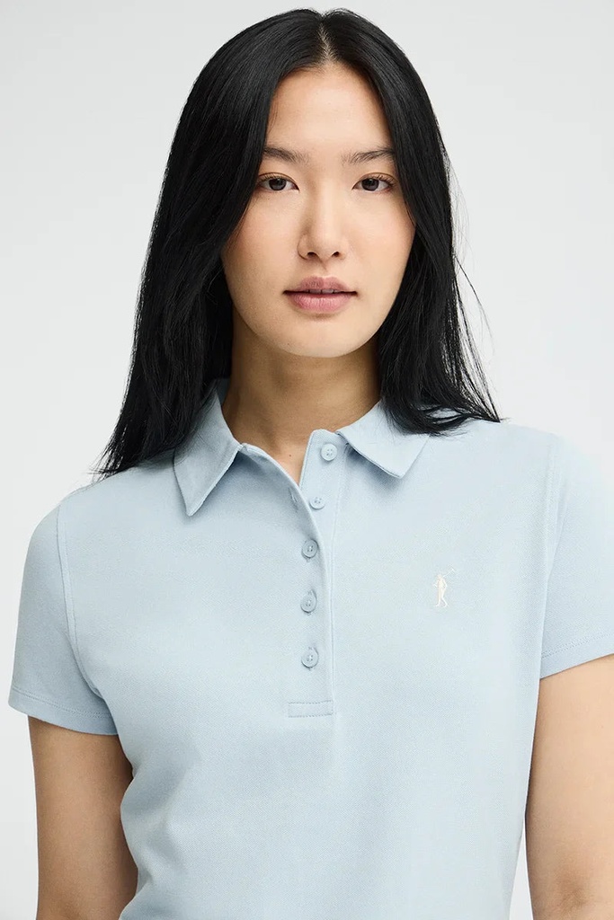 WOMAN SHORT SLEEVE PIQUE POLO SHIRT SLIM FIT