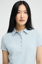 WOMAN SHORT SLEEVE PIQUE POLO SHIRT SLIM FIT