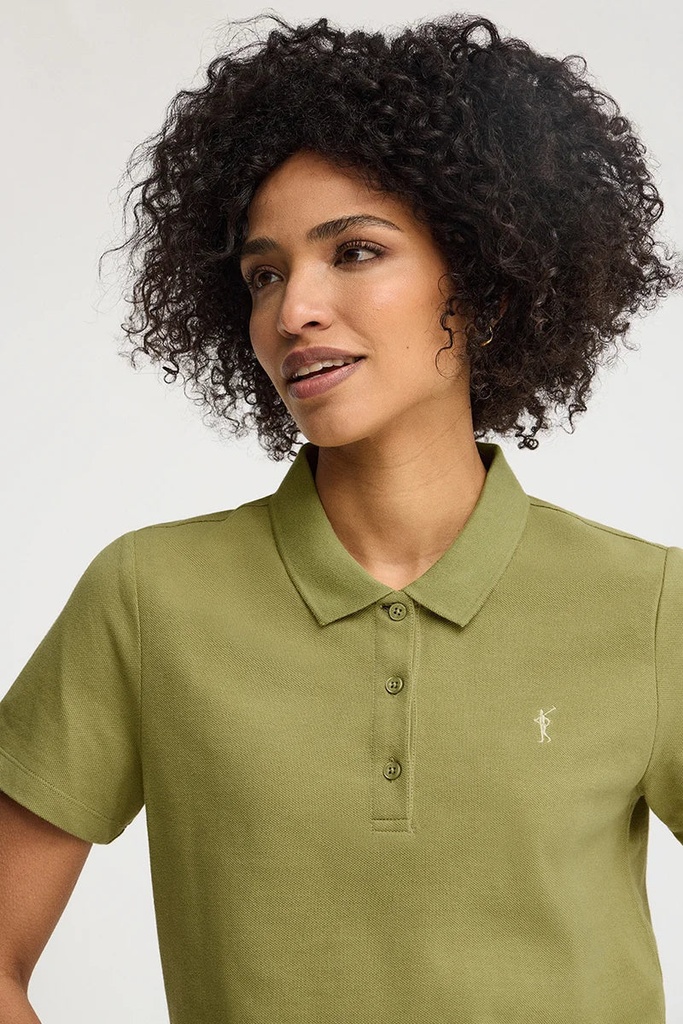 WOMAN SHORT SLEEVE PIQUE POLO SHIRT REGULAR FIT