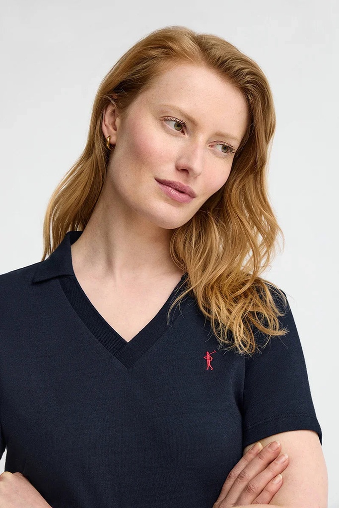 WOMAN SHORT SLEEVE POLO SHIRT SINGLE JERSEY