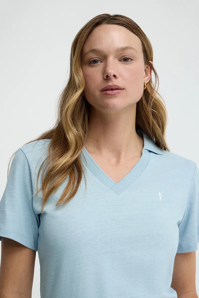 WOMAN SHORT SLEEVE POLO SHIRT SINGLE JERSEY