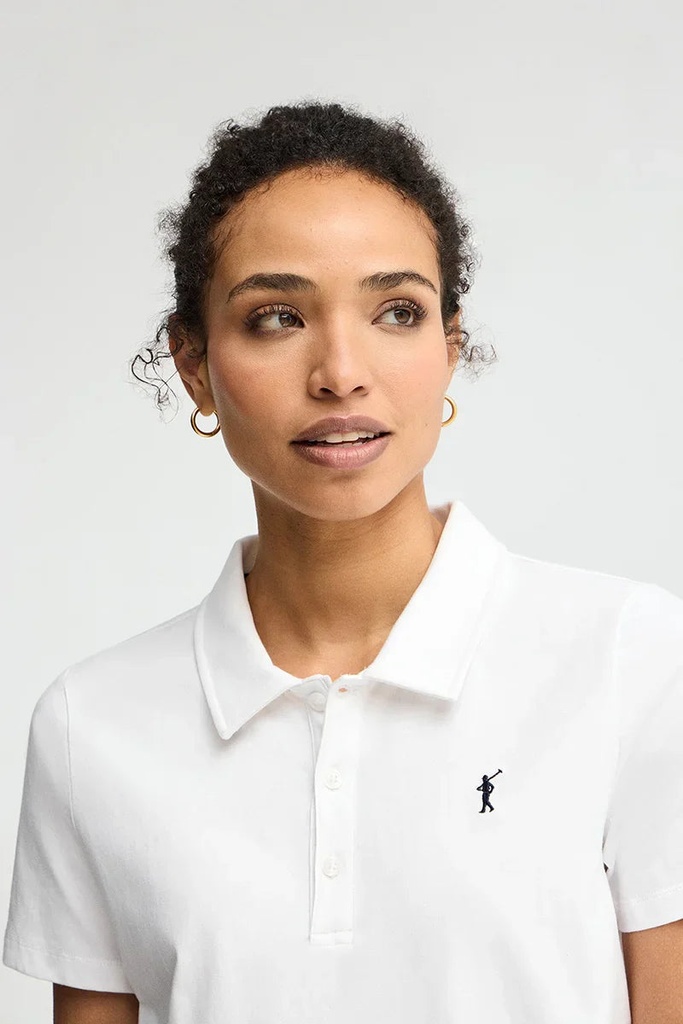 WOMAN REGULAR FIT POLO SHIRT SINGLE JERSEY 