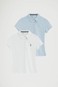 WOMAN SHORT SLEEVE PIQUE POLO SHIRT SLIM FIT