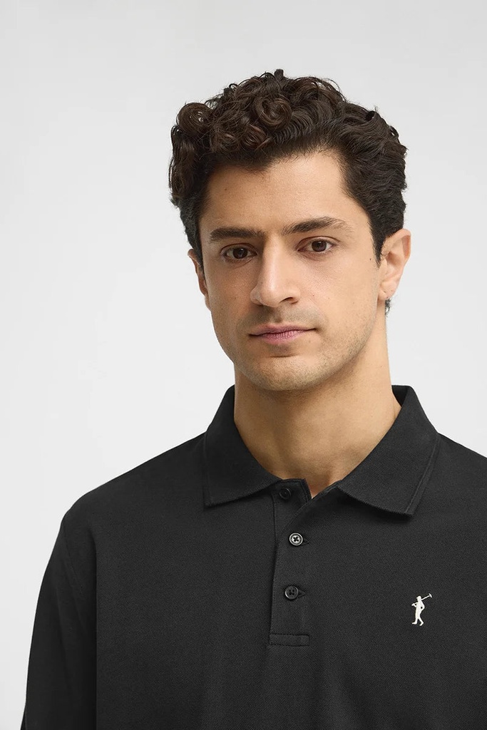 MAN LONG SLEEVE POLO SHIRT PIQUE REGULAR FIT