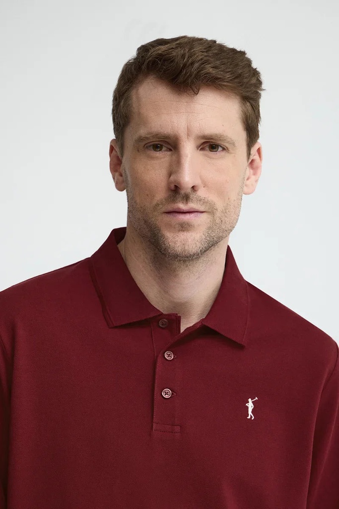 MAN LONG SLEEVE POLO SHIRT PIQUE REGULAR FIT