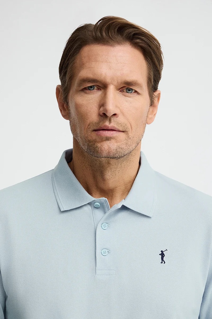 MAN LONG SLEEVE POLO SHIRT PIQUE REGULAR FIT