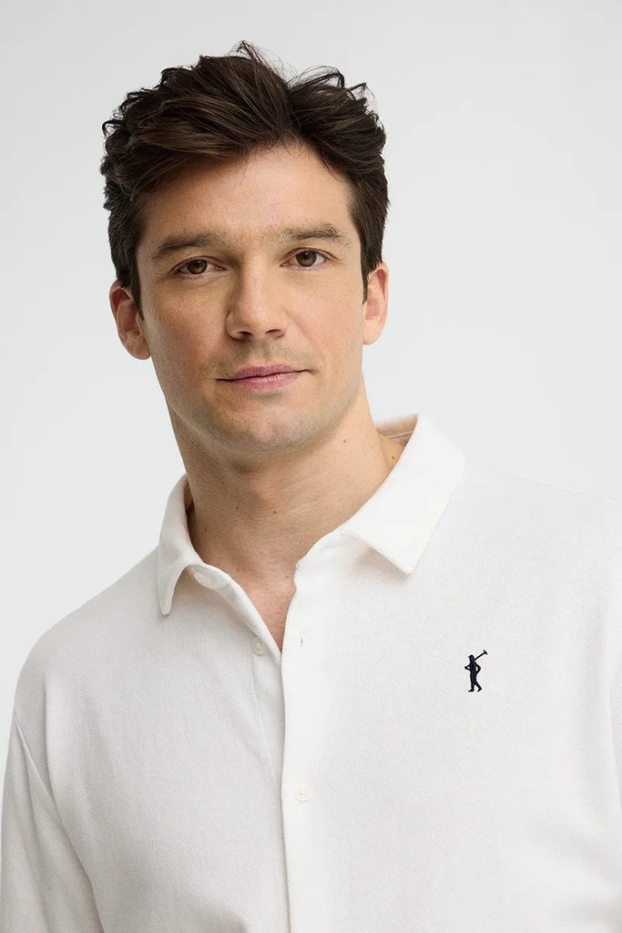 MAN LONG SLEEVE POLO SHIRT SLIM FIT