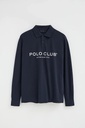 MAN LONG SLEEVE POLO PIQUE LOOSE FIT