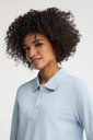 WOMAN LONG SLEEVE PIQUE POLO SHIRT REGULAR FIT