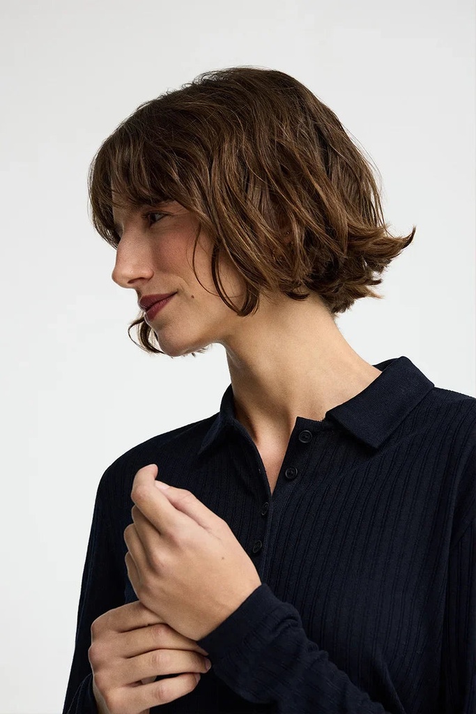 WOMAN LONG SLEEVE POLO SHIRT REGULAR FIT