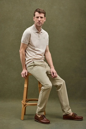 MAN SS POLO SHIRT REGULAR FIT THREE BUTTONS