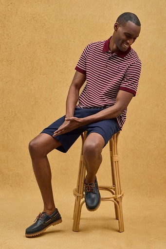 MAN SS POLO STRIPES  SHIRT PIQUE REGULAR FIT