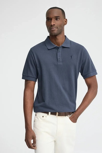 MAN SS POLO SHIRT PIQUE GARMENT DYE REGULAR FIT