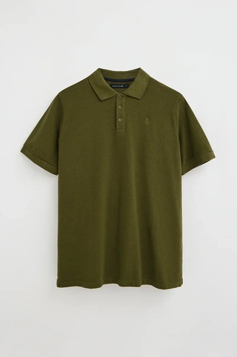 MAN SS POLO SHIRT PIQUE GARMENT DYE REGULAR FIT