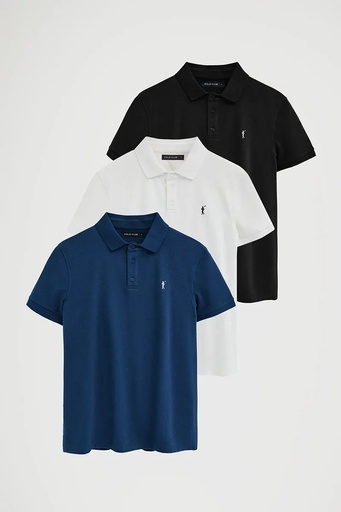 MAN SHORT SLEEVE POLO SHIRT PIQUE SLIM FIT