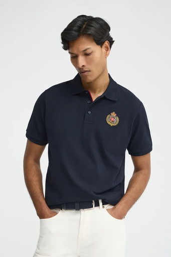 MAN SS POLO SHIRT PIQUE REGULAR FIT THREE BUTTONS