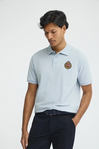 MAN SS POLO SHIRT PIQUE REGULAR FIT THREE BUTTONS