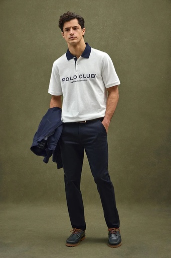 MAN SHORT SLEEVE POLO SHIRT LOOSE FIT