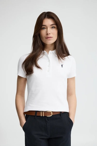 WOMAN SHORT SLEEVE PIQUE POLO SHIRT SLIM FIT