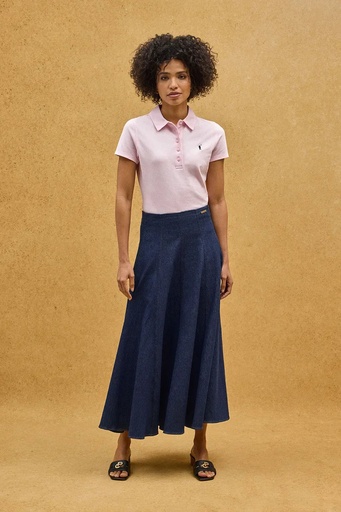 WOMAN SHORT SLEEVE PIQUE POLO SHIRT SLIM FIT