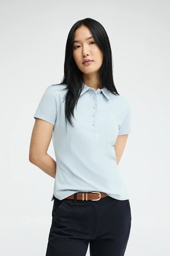 WOMAN SHORT SLEEVE PIQUE POLO SHIRT SLIM FIT