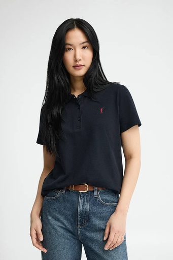 WOMAN SHORT SLEEVE PIQUE POLO SHIRT REGULAR FIT