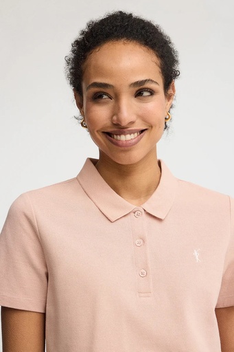 WOMAN SHORT SLEEVE PIQUE POLO SHIRT REGULAR FIT