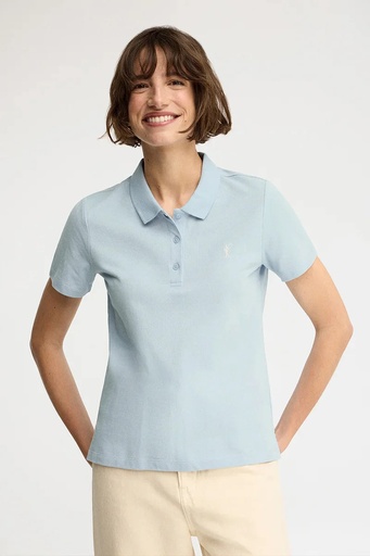 WOMAN SHORT SLEEVE PIQUE POLO SHIRT REGULAR FIT