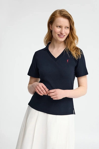 WOMAN SHORT SLEEVE POLO SHIRT SINGLE JERSEY