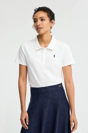 WOMAN REGULAR FIT POLO SHIRT SINGLE JERSEY 