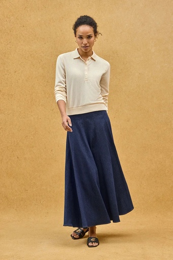 WOMAN LONG SLEEVE POLO SHIRT REGULAR FIT